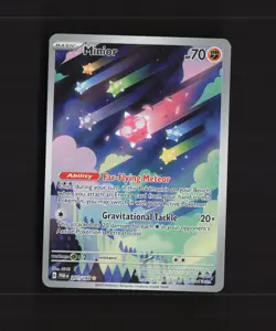 Minior 201/182 Paradox Rift Full Art Ultra Rare Holo Pokemon Card LP+ - Image 1