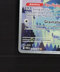 Minior 201/182 Paradox Rift Full Art Ultra Rare Holo Pokemon Card LP+ - Image 5