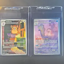 Pokemon Raticate 099/088 & Aurorus 092/088 POR 2026 Holo Cards Lot - Image 1