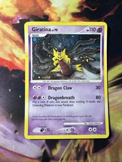 Pokemon Giratina 28/127 Holo Rare Platinum Base Set Card 2009 Deck Exclusives - Image 1
