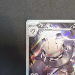 Pokemon Steelix 150/132 Me01: Mega Evolution Illustration Rare Holo Card 2025 - Image 2