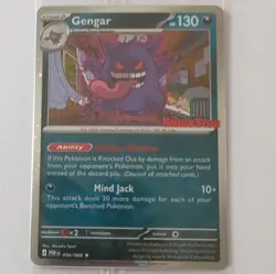 Pokemon Gengar GameStop Promo Holo Black Star 050/088 English Card - Image 1