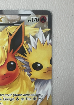 Flareon (Pyroli) EX Full Art Ultra Rare Holo Card RC28/RC32 French Pokemon Card - Image 4