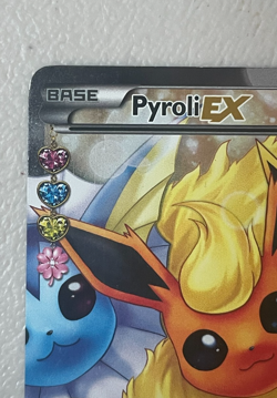 Flareon (Pyroli) EX Full Art Ultra Rare Holo Card RC28/RC32 French Pokemon Card - Image 5