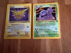 115 Vintage WOTC Pokemon Card Joblot Bundle Collection Bulk Fossil inc Holo Foil - Image 1