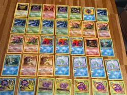 115 Vintage WOTC Pokemon Card Joblot Bundle Collection Bulk Fossil inc Holo Foil - Image 2