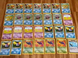 115 Vintage WOTC Pokemon Card Joblot Bundle Collection Bulk Fossil inc Holo Foil - Image 4