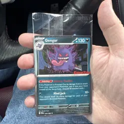 Pokemon Gengar GameStop Promo TCG Card 050/088 English 2026 - New / Sealed - Image 1