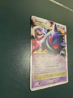 Pokemon Gengar TCG LV.X Platinum Arceus Holo Ultra Rare Card 97/99 Damaged - Image 2