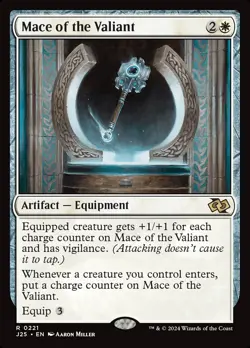 MTG Mace of the Valiant ** Foundations Jumpstart ** English (NM) - Image 1