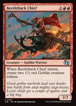 MTG Beetleback Chief ** Foundations Jumpstart ** English (NM) - Image 1
