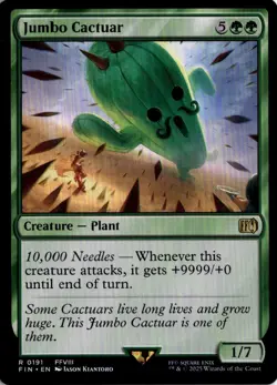 Jumbo Cactuar R FINAL FANTASY 191 NM - Image 1