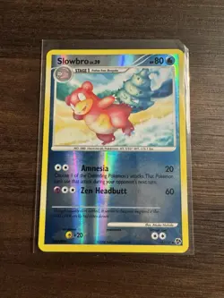 Pokemon Slowbro 80 HP Reverse Holo Uncommon Great Encounters Card 54/106 English - Image 1