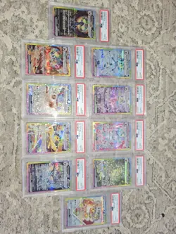 PSA 10 SET INDONESIA POKEMON TERASTAL FESTIVAL SAR EEVEELUTIONS - Image 1