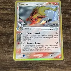 Flareon 5/113 REVERSE Holo STAMPED Delta Species Pokemon Card NEAR MINT!!!!!!!!! - Image 4