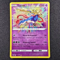 Zacian Amazing Rare #082/185 Vivid Voltage Pokemon TCG - Image 1