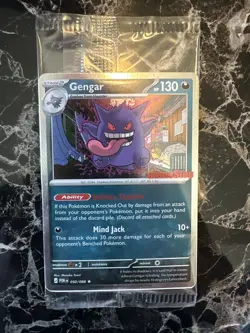Pokemon TCG Perfect Order Gengar GameStop Exclusive Stamped Promo 50/88 Sealed - Image 1