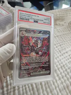 2024 POKEMON PAF EN-PALDEAN FATES SPECIAL ILLUSTRATION RARE CHARIZARD EX PSA 10 - Image 2