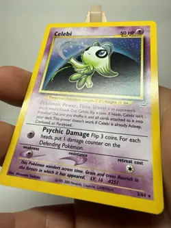 Pokemon Celebi 03/64 Neo Revelation Holo Rare 50 HP Basic English - Image 5