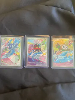 Pokemon 2026 First Partner Illustration Collection Series 1 Promos Set 43-45 #ML - Image 1