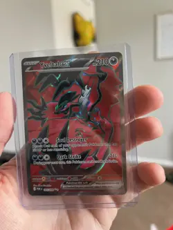 Pokemon TCG Perfect Order English Yveltal EX 105/088 Ultra Rare Full Art NM - Image 1