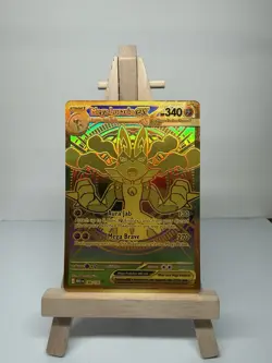 Pokemon Mega Lucario EX 188/132 Me01 Mega Hyper Rare Full Art Holo 340 HP Stage… - Image 1