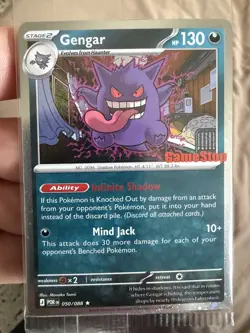 Pokemon GameStop Stamped Exclusive Gengar Promo Sealed 050/088 - Image 1