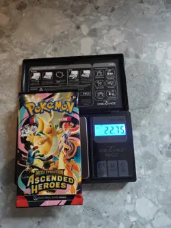 HEAVY! 22.75g Pokemon TCG Ascended Heroes Booster Pack (SEALED) god packU - Image 1