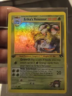 Pokemon Erika's Venusaur Gym Challenge 2000 4/132 1st Edition Holo Rare 90 HP - Image 1