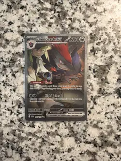 Pokemon TCG N's Zoroark EX Journey Together Sir Fresh Mint, 185/159 - Image 1