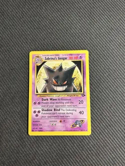 Pokemon TCG Sabrina's Gengar 29/132 Gym Challenge Non-Holo MP- - Image 3