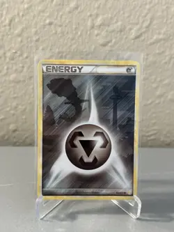 Pokemon Heartgold Soulsilver Metal Energy w/ Steelix Background - 122/123 (MP) - Image 1