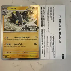 Pokemon Luxray 028/088 Me03: Perfect Order Stage 2 Promo Stamped HP 150 70/200 - Image 1