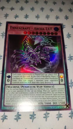Yu-Gi-Oh! Enneacraft Archa. TAIL 1st Edition Ultra Rare PHRE-EN023 NM - Image 3