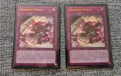 Dominus Purge MZMU-EN125 Ultra Rare Yugioh 1st Edition Maze of Muertos NM x2 - Image 1
