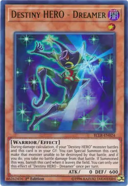 Destiny HERO - Dreamer - BLLR-EN024 - Ultra Rare - 1st Edition - Lightly Played - Image 1