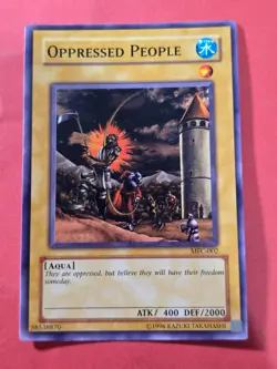 2003 Yu-Gi-Oh! TCG Magician's Force Unlimited #MFC002 Oppressed People, C, cd1 - Image 1