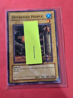 2003 Yu-Gi-Oh! TCG Magician's Force Unlimited #MFC002 Oppressed People, C, cd1 - Image 3