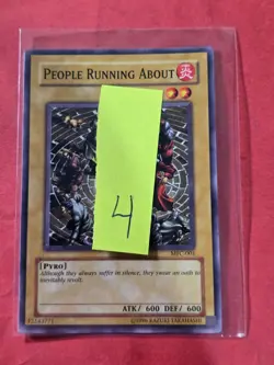 2003 Yu-Gi-Oh! Magician's Force Unlimited #MFC001 People Running About, C, cd4 - Image 3