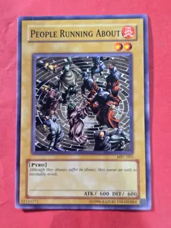 2003 Yu-Gi-Oh! Magician's Force Unlimited #MFC001 People Running About, C, cd10 - Image 1