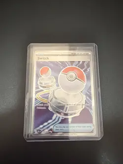 Switch 123/094 – Full Art Trainer – Holo – Pokemon TCG – Phantasmal Flames - Image 1