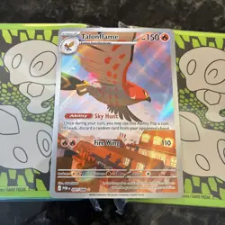 Pokemon Talonflame 091/088 91 English NM Perfect Order Mega Evolution IR - Image 1