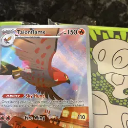 Pokemon Talonflame 091/088 91 English NM Perfect Order Mega Evolution IR - Image 3