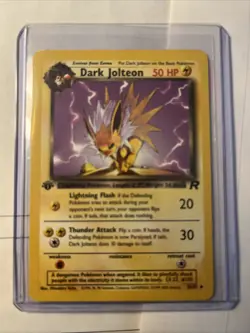 Team Rocket Dark Jolteon 38/82 Uncommon Pokemon HP - Image 1
