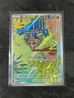 Hitmontop 240/217 Illustration Rare IR Holo Ascended Heroes Pokemon TCG Card - Image 1