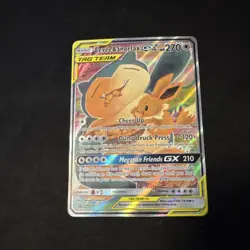 Pokemon Eevee & Snorlax GX SM169 TAG TEAM Promo Holo Card - Image 2