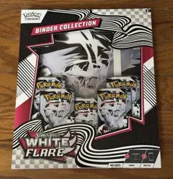 Pokemon TCG White Flare Binder Collection Box - Sealed - Image 1
