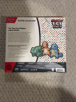 Pokemon TCG Scarlet & Violet - 151 Poster Collection Box - 3 Packs *Dented Box* 820650853166 - Image 3