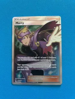 Morty 212/214 Lost Thunder Full Art Rare Trainer - English - Pokemon TCG - Image 1