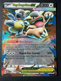 Pokemon Mega Kangaskhan ex - Double Rare Holo ME01: Mega Evolution 104/132 NM - Image 1